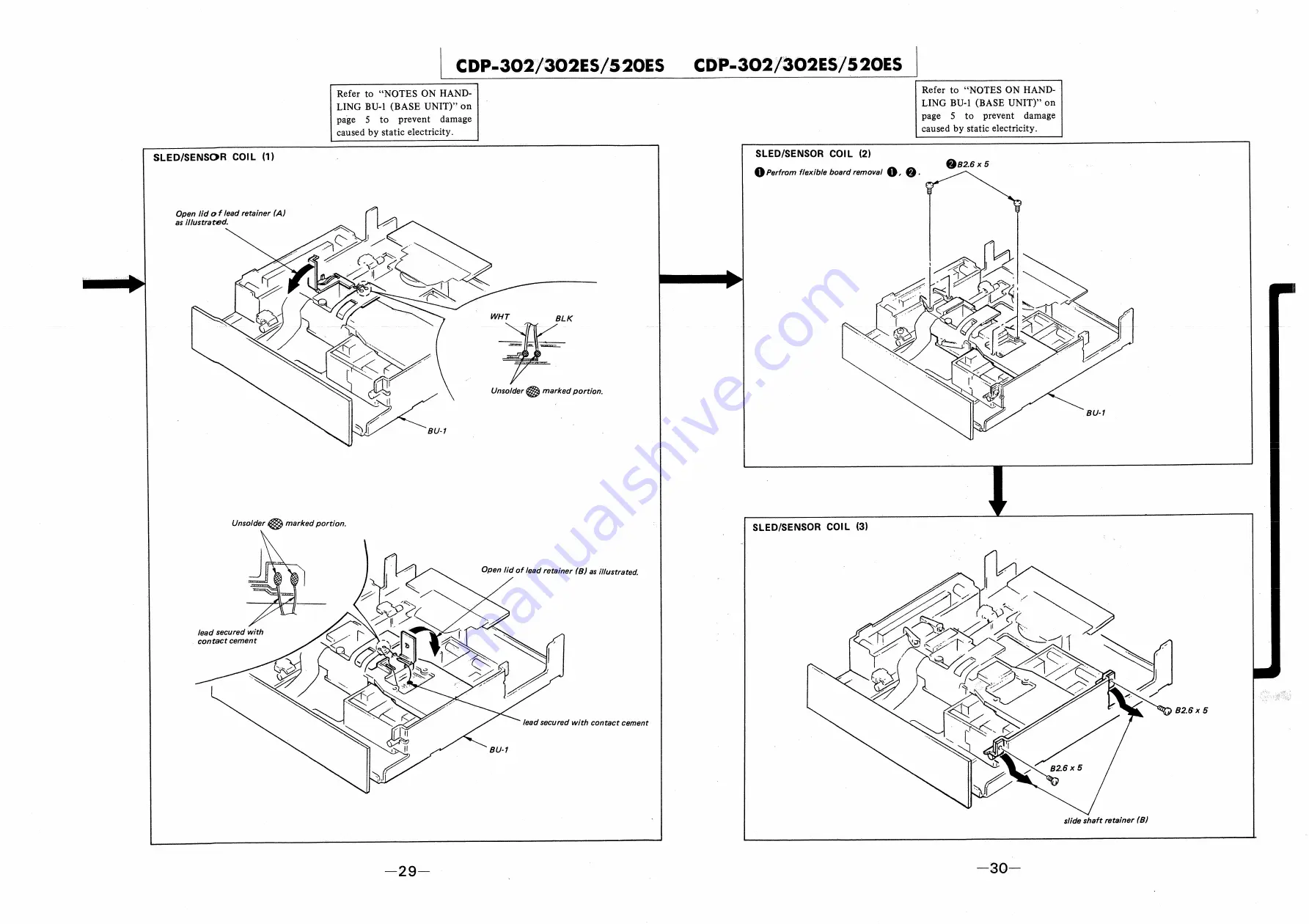 Sony CDP-302 Service Manual Download Page 18