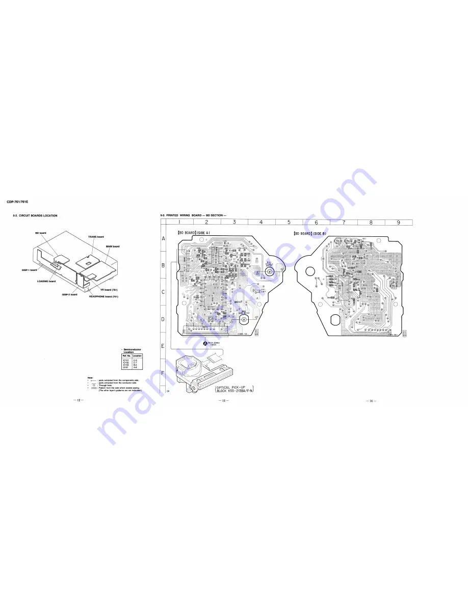 Sony CDP-761 Service Manual Download Page 12