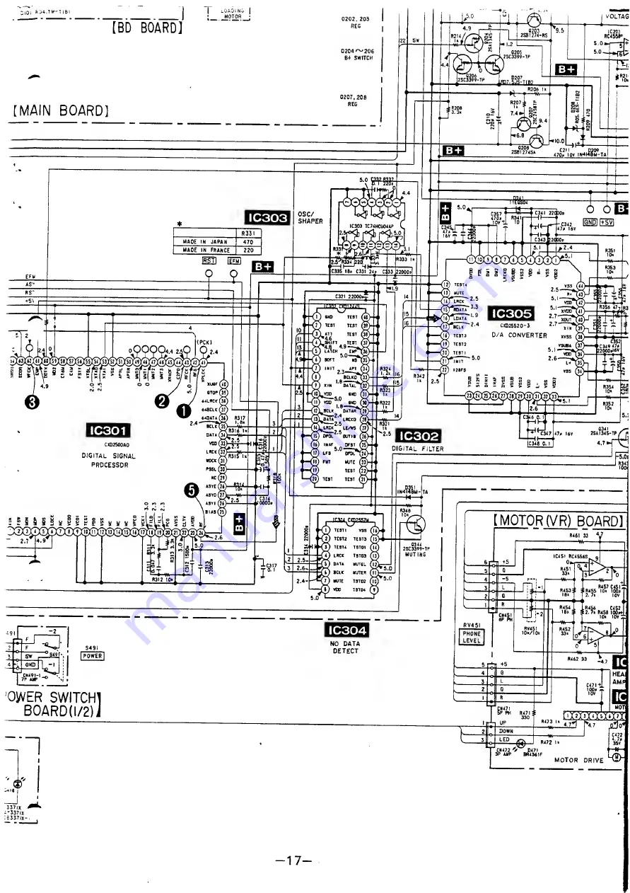 Sony CDP-791 Service Manual Download Page 19