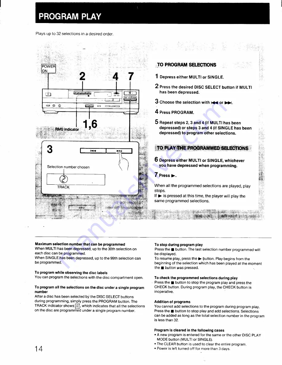 Sony CDP-C5F Скачать руководство пользователя страница 13