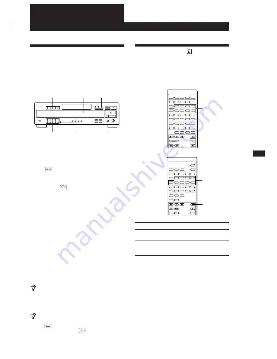 Sony CDP-CA8ES - 5 Disc Cd Changer Operating Instructions Manual Download Page 13