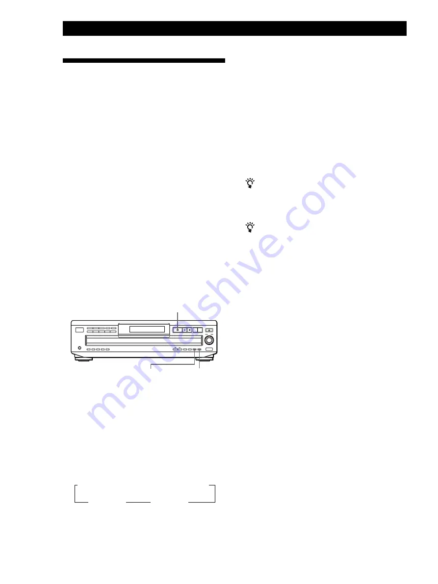 Sony CDP-CE535 - Compact Disc Player Operating Instructions Manual Download Page 48