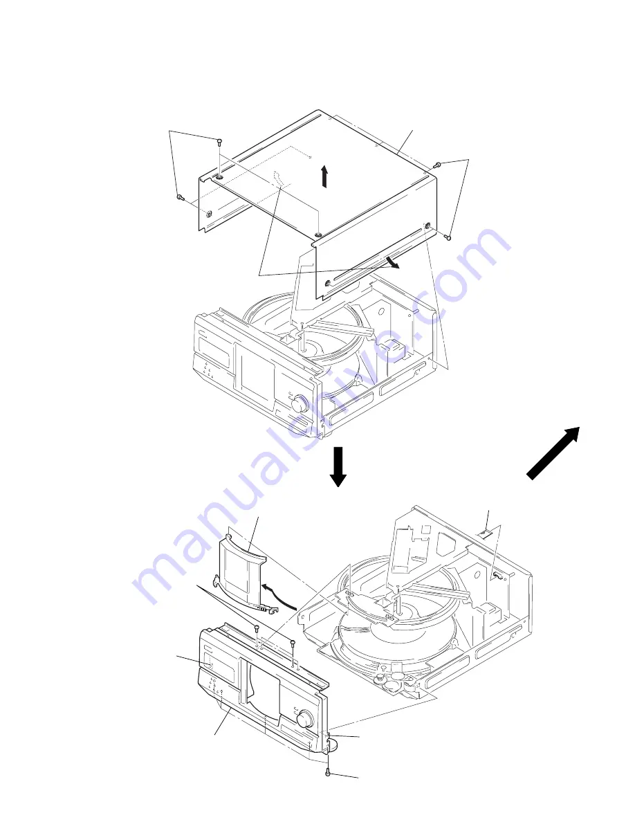 Sony CDP-CX220 - 200 Disc Cd Changer Service Manual Download Page 7