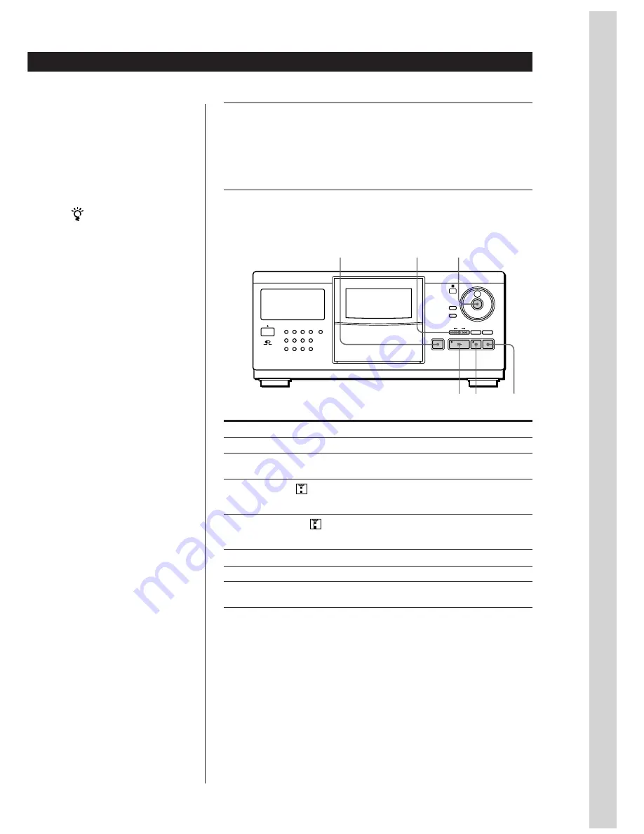 Sony CDP-CX250 - 200 Disc Cd Changer Operating Instructions Manual Download Page 55