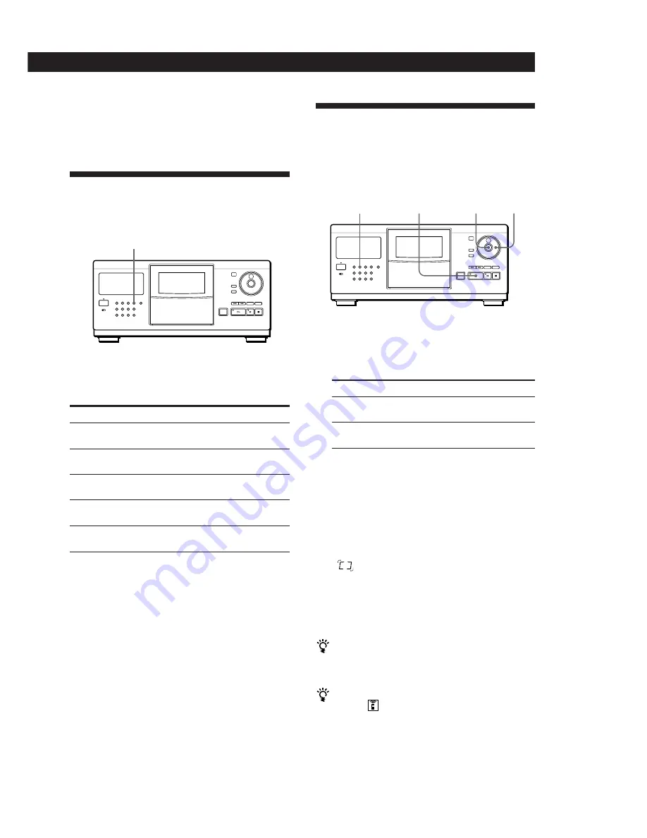 Sony CDP-CX250 - 200 Disc Cd Changer Operating Instructions Manual Download Page 82