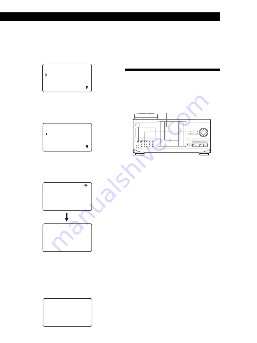 Sony CDP-CX260 - 200 Disc Cd Changer Operating Instructions Manual Download Page 65