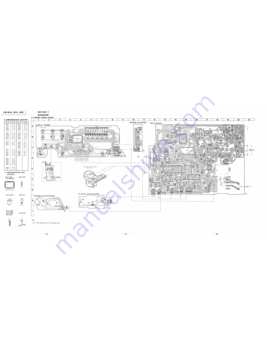 Sony CDP-M18 Service Manual Download Page 8