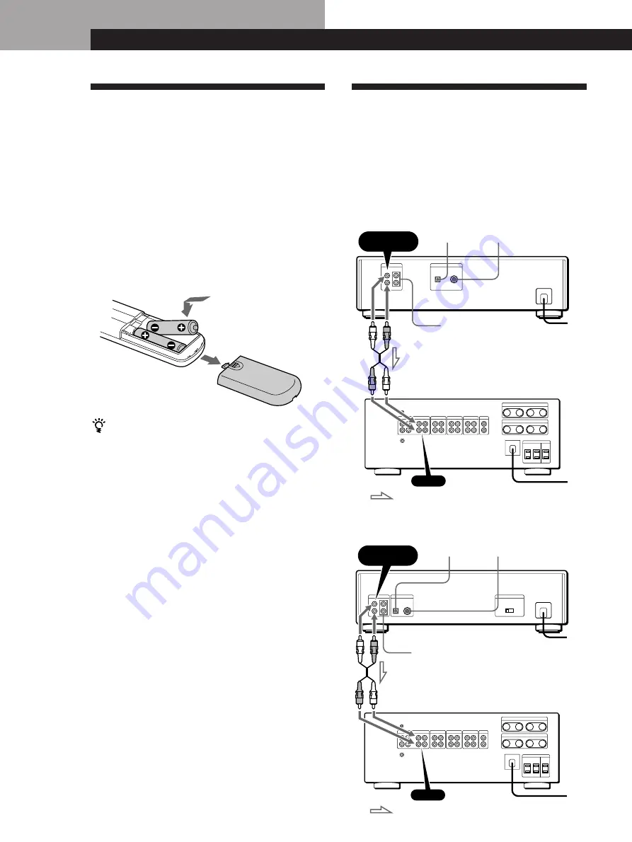 Sony CDP-XA30ES Operating Instructions Manual Download Page 4