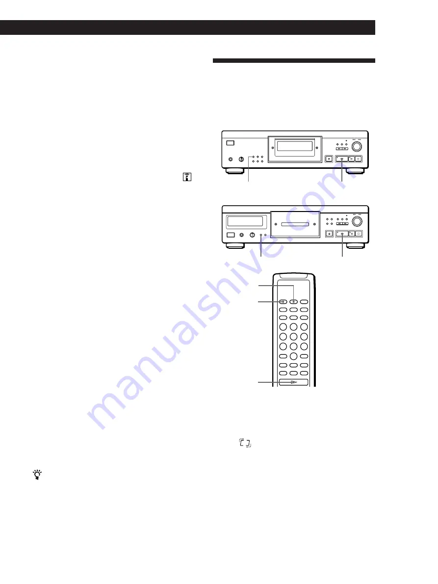 Sony CDP-XA30ES Operating Instructions Manual Download Page 13