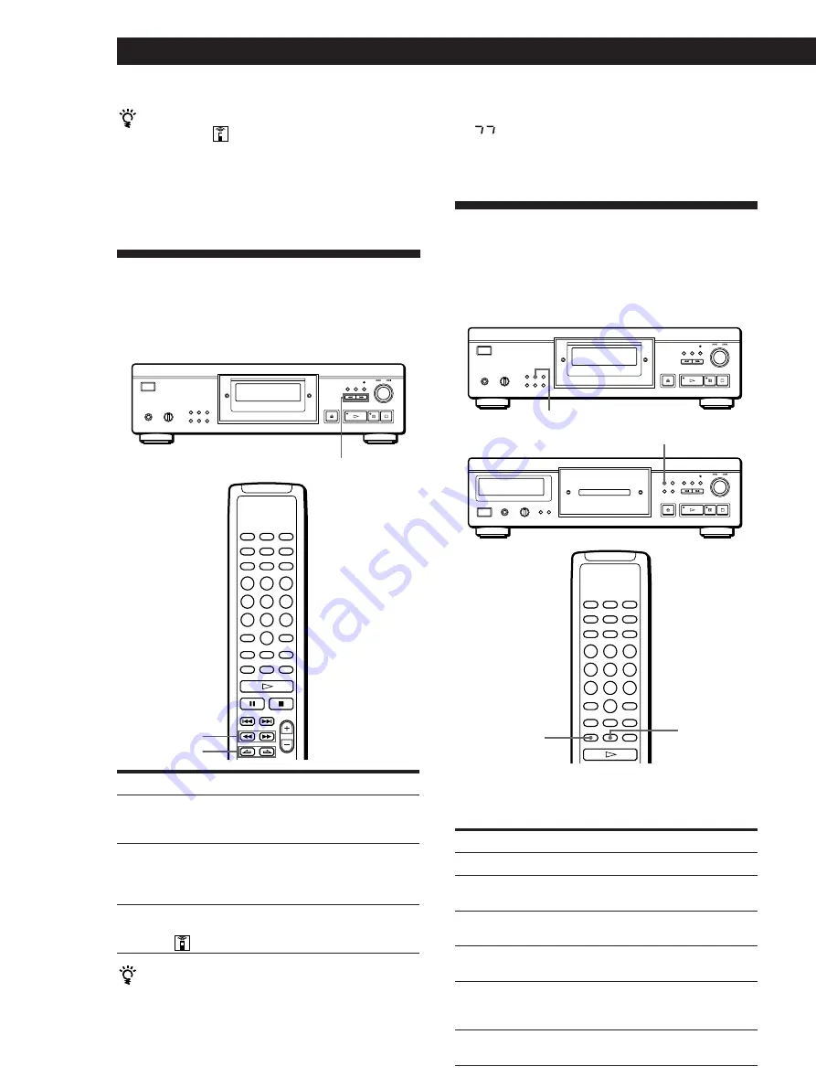 Sony CDP-XA30ES Operating Instructions Manual Download Page 68