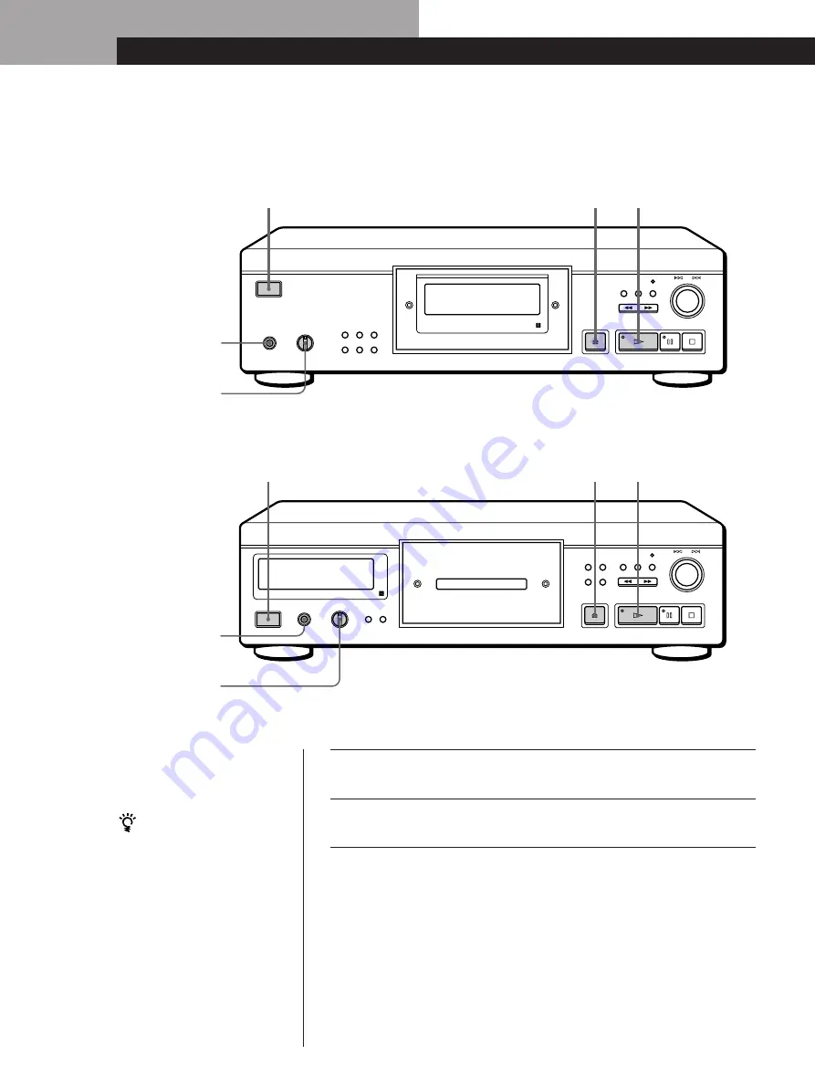 Sony CDP-XA30ES Operating Instructions Manual Download Page 90