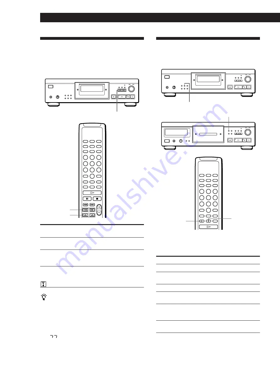 Sony CDP-XA30ES Operating Instructions Manual Download Page 96