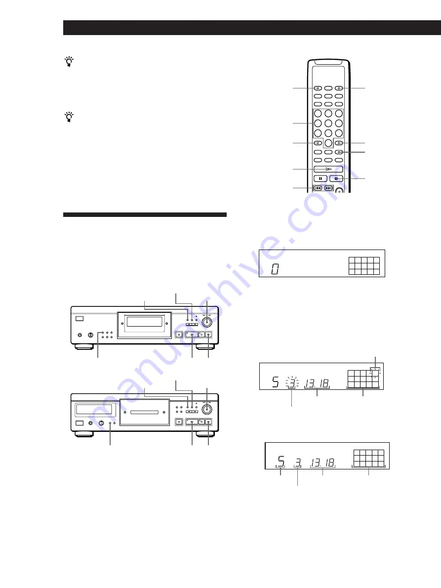 Sony CDP-XA30ES Operating Instructions Manual Download Page 98