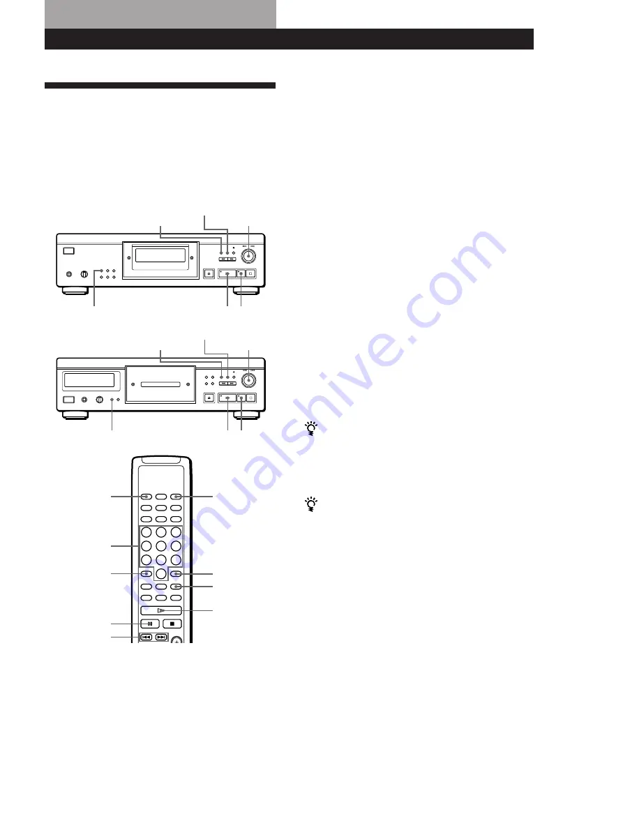 Sony CDP-XA30ES Operating Instructions Manual Download Page 101