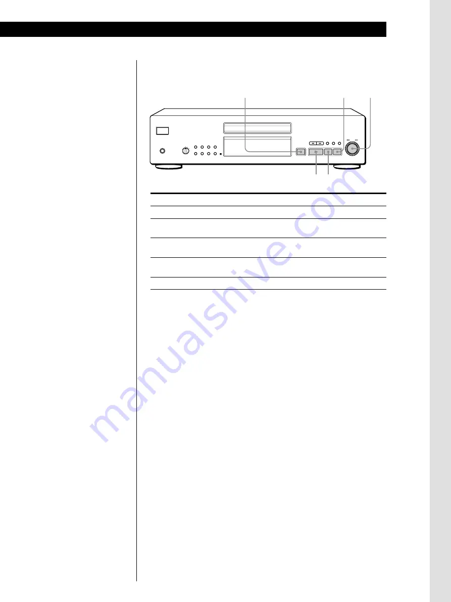 Sony CDP-XB740 Operating Instructions Manual Download Page 67