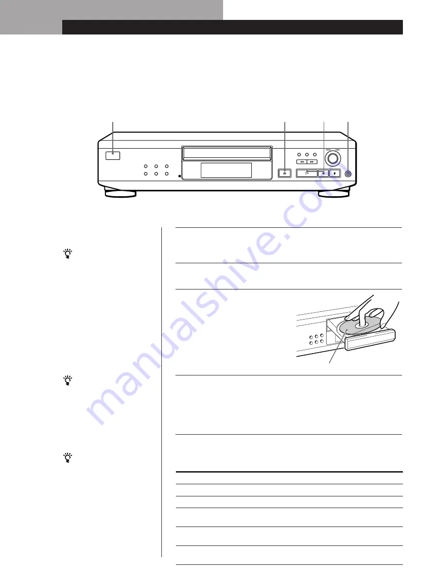 Sony CDP-XE220 Operating Instructions Manual Download Page 42