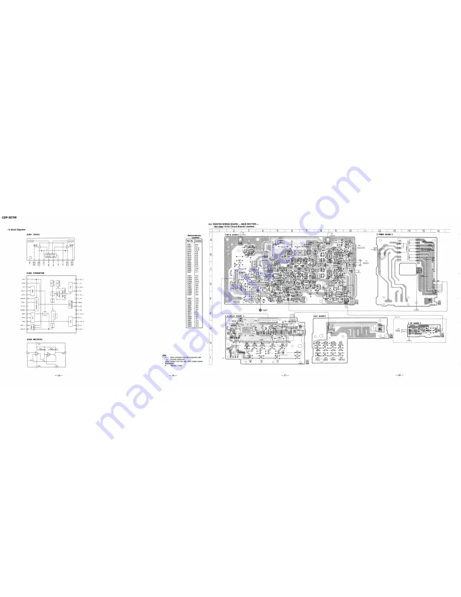 Sony CDP-XE700 Service Manual Download Page 14