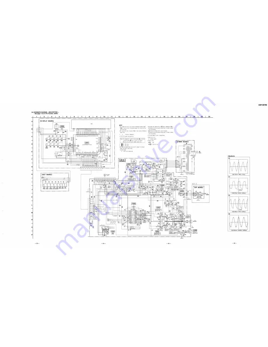 Sony CDP-XE700 Service Manual Download Page 15