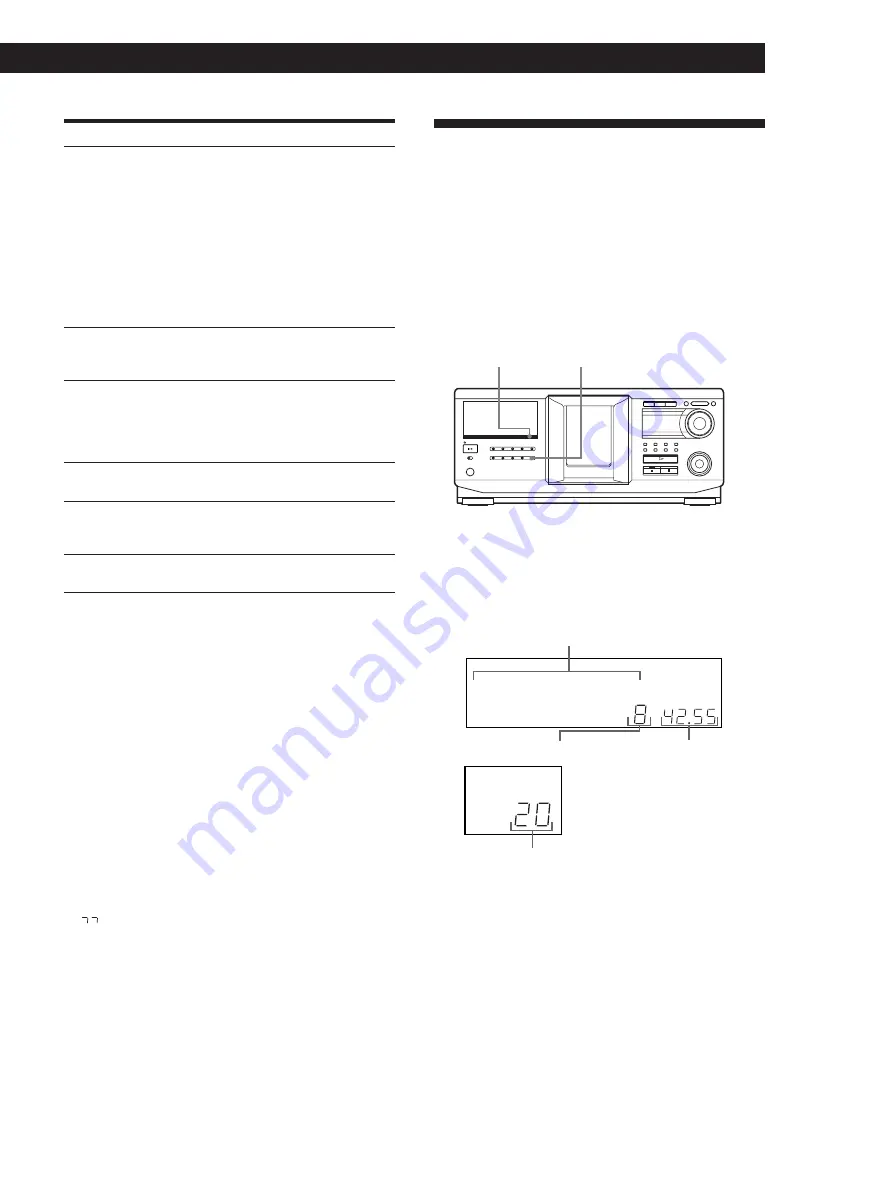 Sony CDPCX455 - 400 Disc MegaStorage CD Changer Operating Instructions Manual Download Page 13