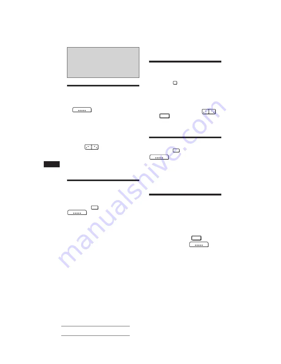 Sony CDX-3002 Operating Instructions Manual Download Page 24