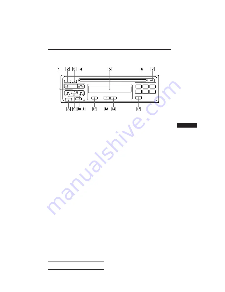 Sony CDX-3150 Operating Instructions Manual Download Page 11