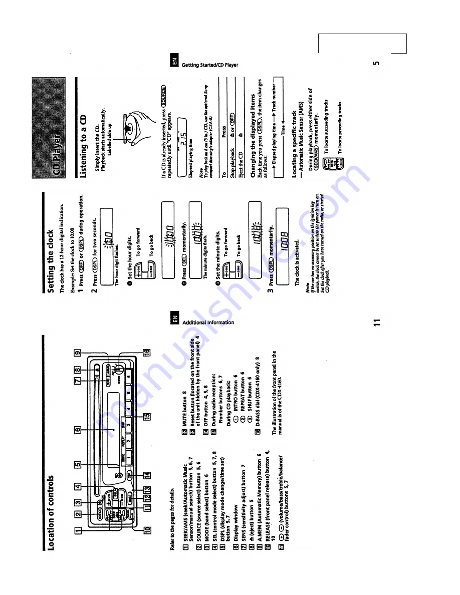 Sony CDX-3167 Service Manual Download Page 4