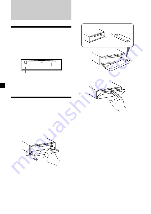 Sony CDX-3900R Operating Instruction Download Page 6