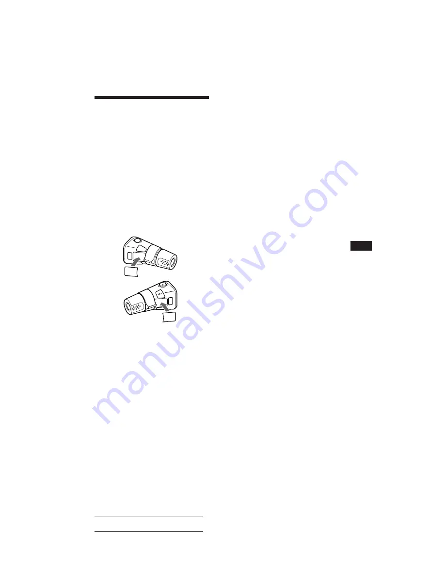 Sony CDX-4100RDS Operating Instructions Manual Download Page 15