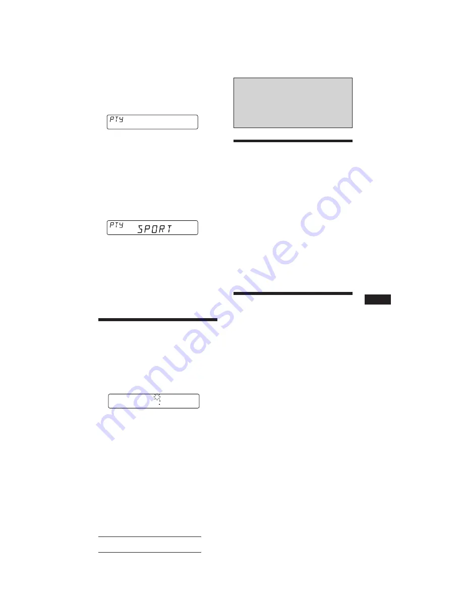 Sony CDX-4150RDS Operating Instructions Manual Download Page 65