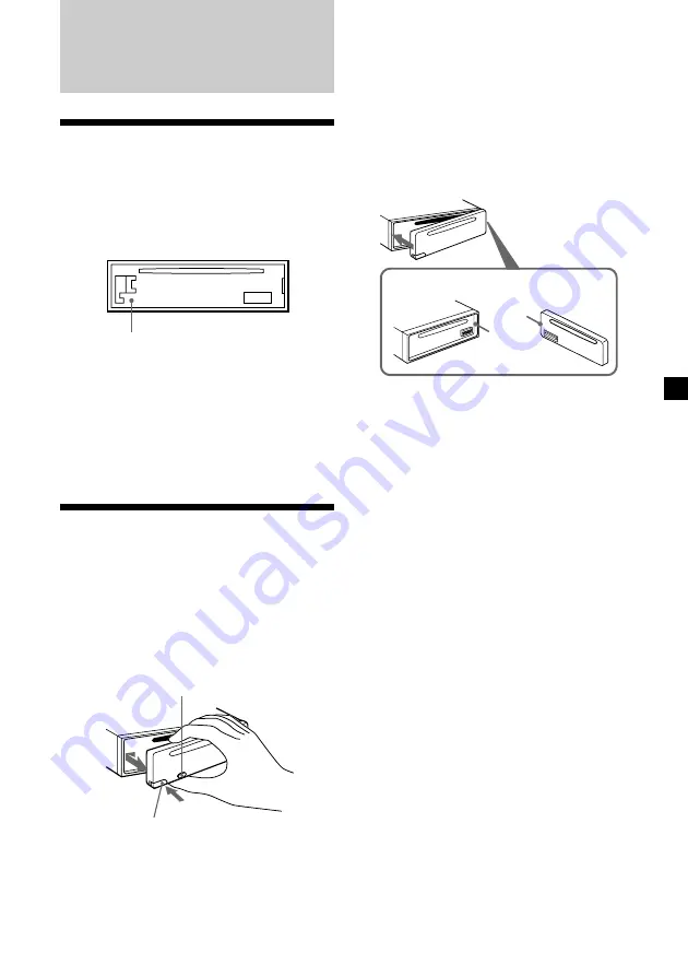 Sony CDX-4240R Operating Instructions Manual Download Page 5