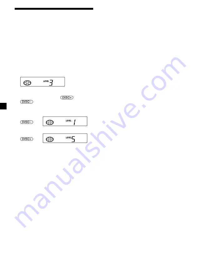 Sony CDX-444RF - Compact Disc Changer System Operating Instructions Manual Download Page 44