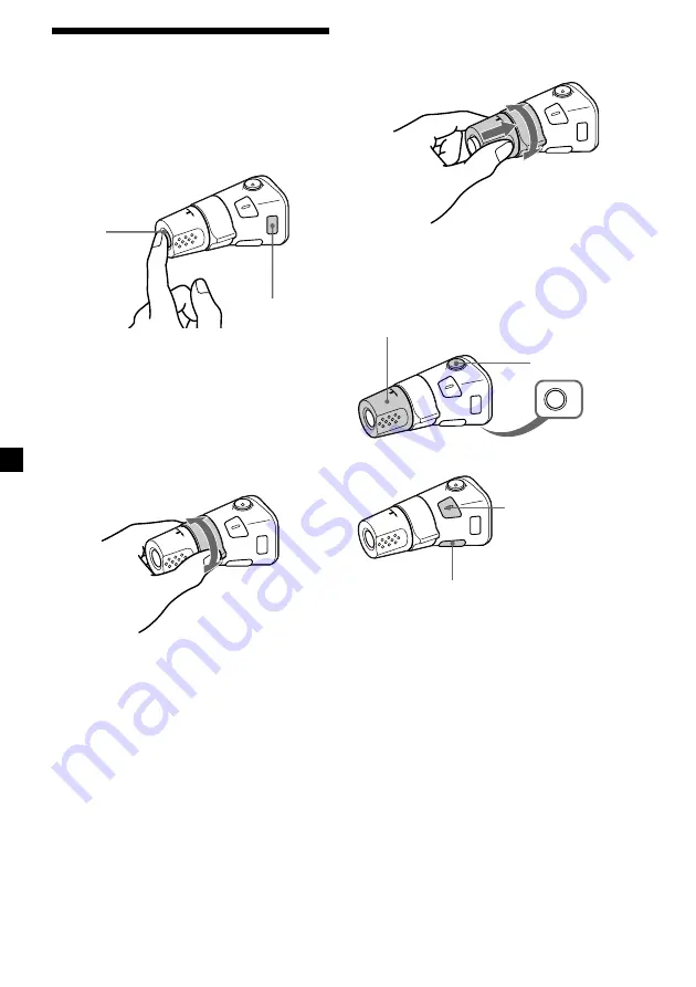 Sony CDX-4800X Operating Instructions Manual Download Page 54