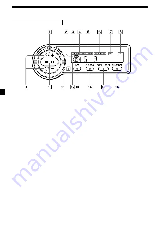 Sony CDX-555RF Operating Instructions (English/Espanol) Скачать руководство пользователя страница 12