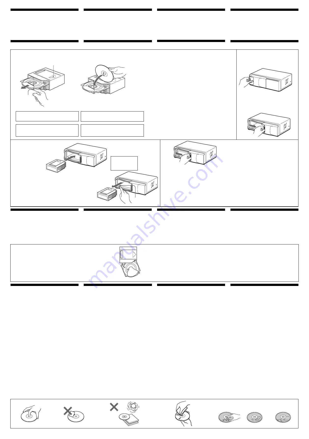 Sony CDX-601 - Compact Disc Changer System Operating Instructions Download Page 2