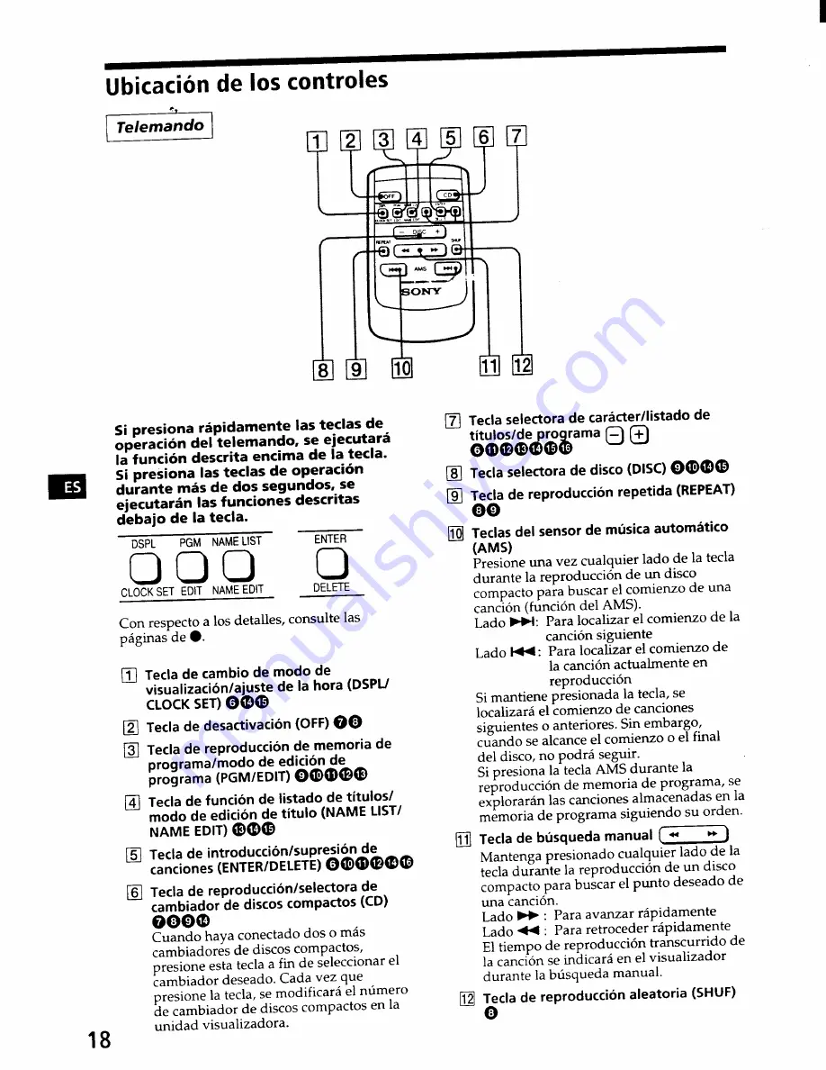 Sony CDX-71RF - Compact Disc Changer System Operating Instructions Manual Download Page 38