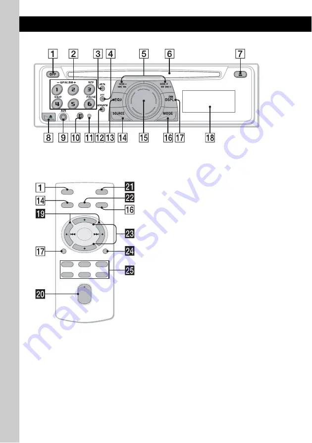 Sony CDX-A250 Скачать руководство пользователя страница 6