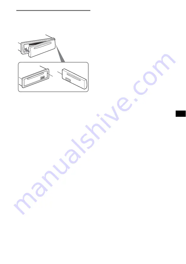 Sony CDX-A251C - Fm/am Compact Disc Player Operating Instructions Manual Download Page 23