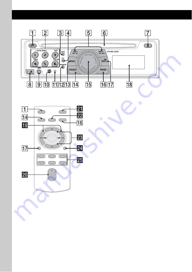 Sony CDX-A251C - Fm/am Compact Disc Player Operating Instructions Manual Download Page 44