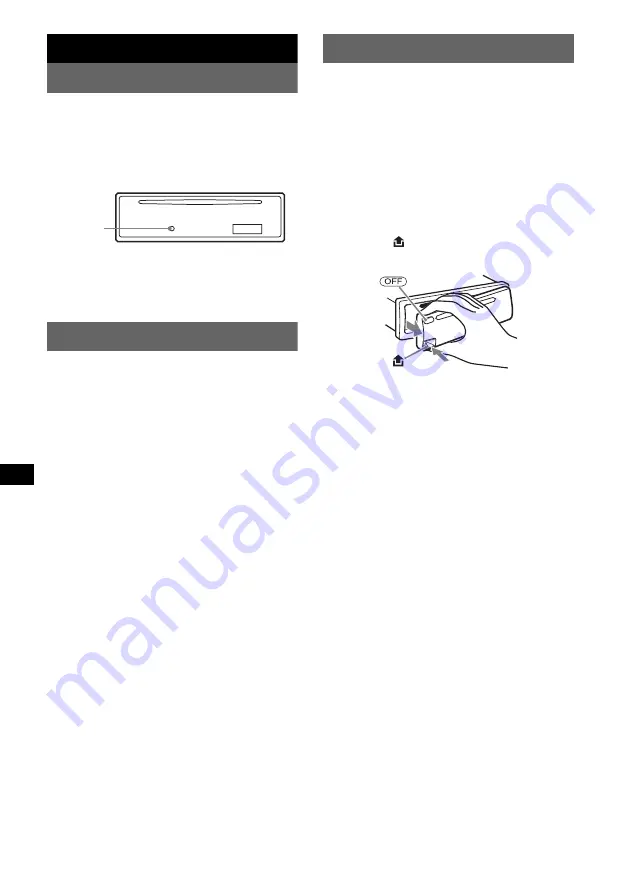 Sony CDX-A251C - Fm/am Compact Disc Player Operating Instructions Manual Download Page 82