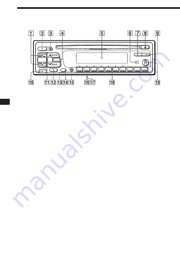 Sony CDX-C460 - Fm/am Compact Disc Player Скачать руководство пользователя страница 18