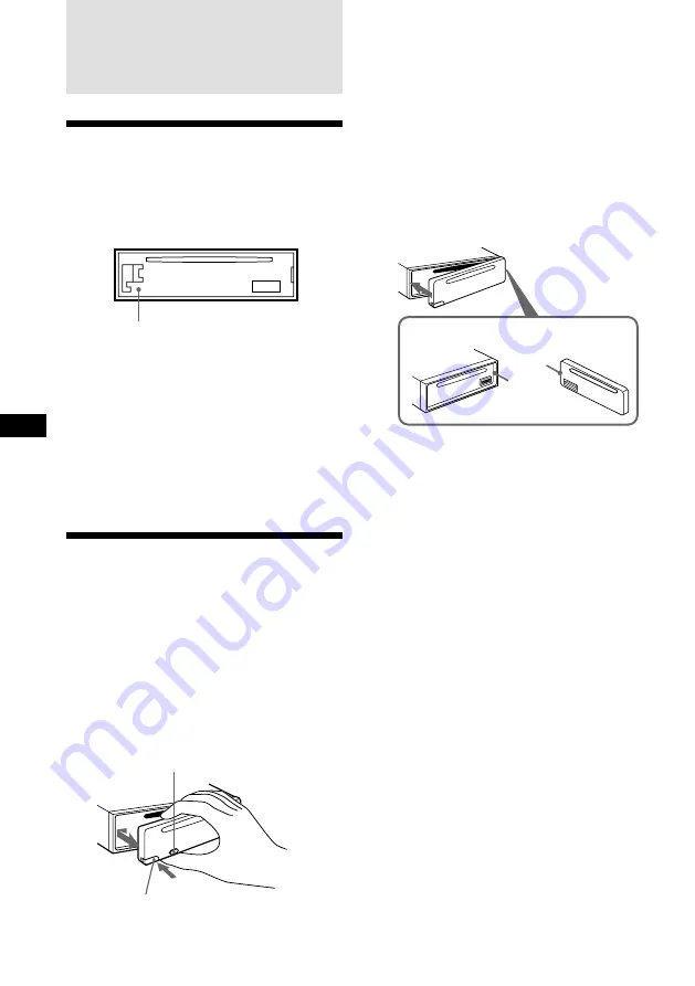 Sony CDX-C480 - Fm/am Compact Disc Player Operating Instructions Manual Download Page 30