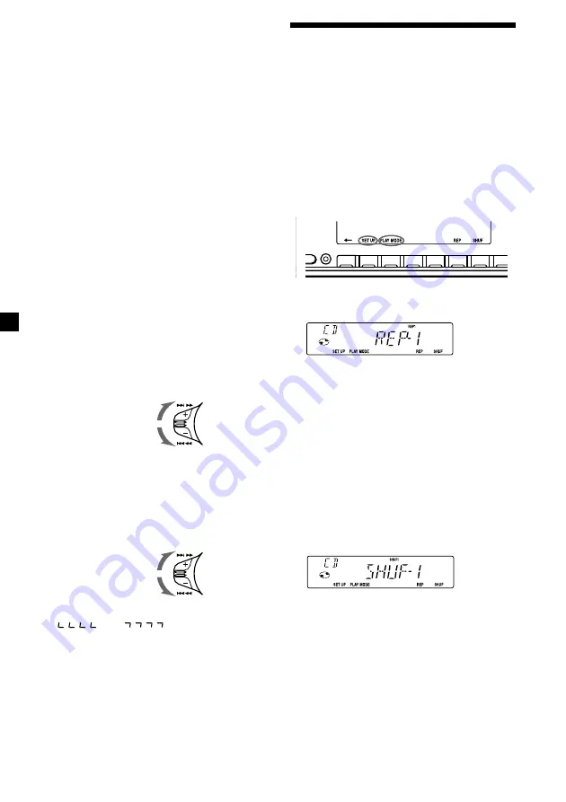 Sony CDX-C5850 - Fm/am Compact Disc Player Operating Instructions Manual Download Page 8