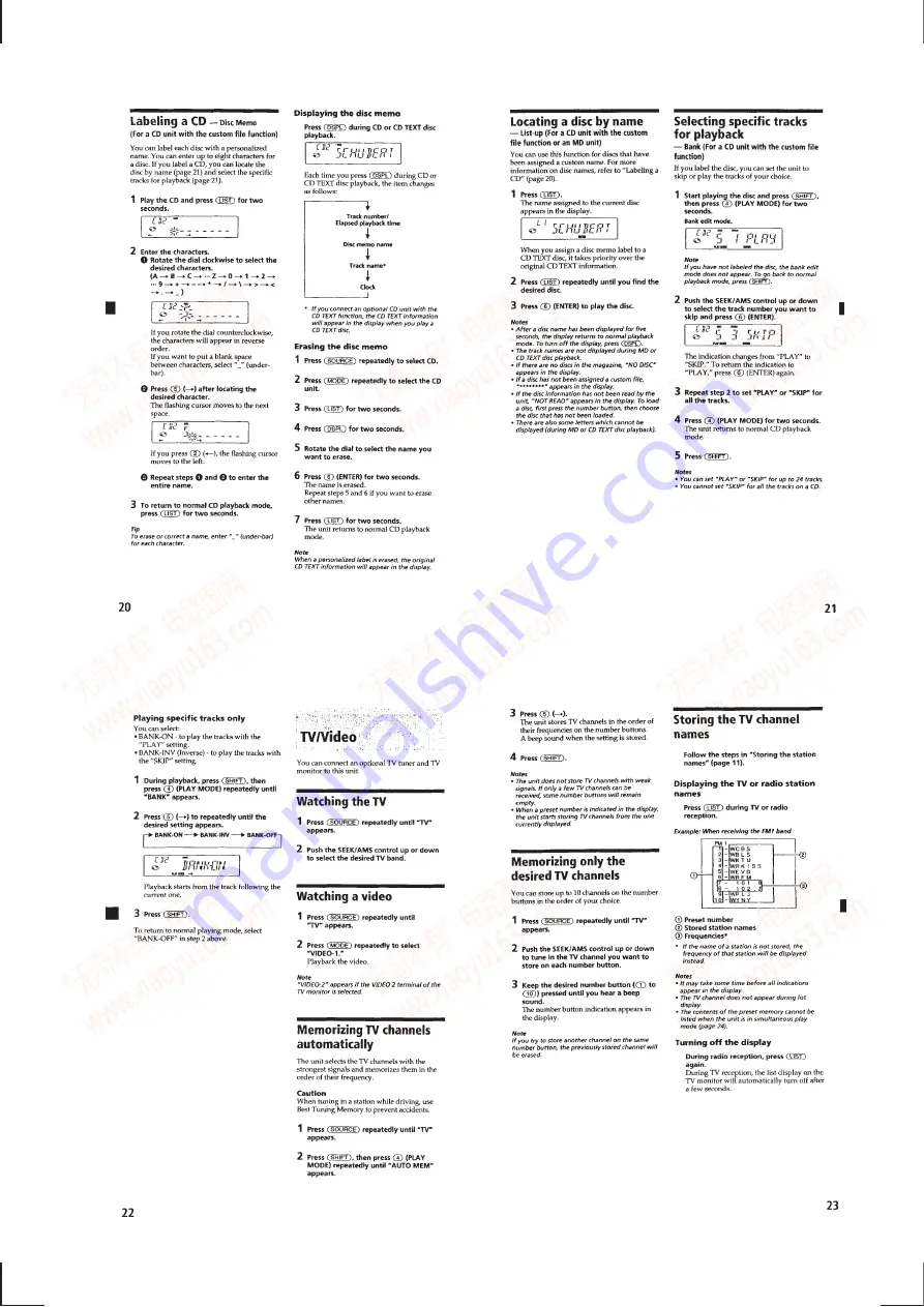 Sony CDX-C6750 Service Manual Download Page 7