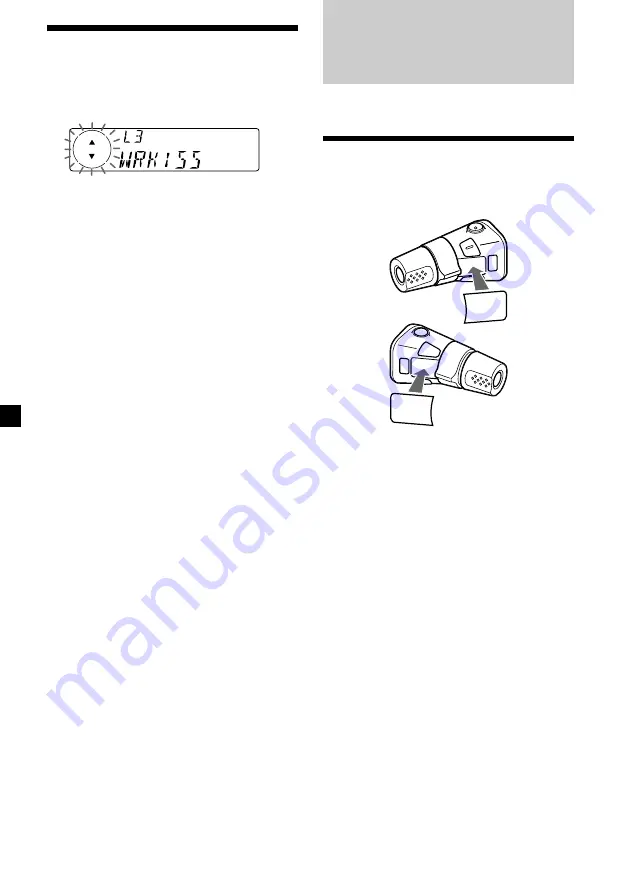 Sony CDX-C6800X Operating Instructions Manual Download Page 70