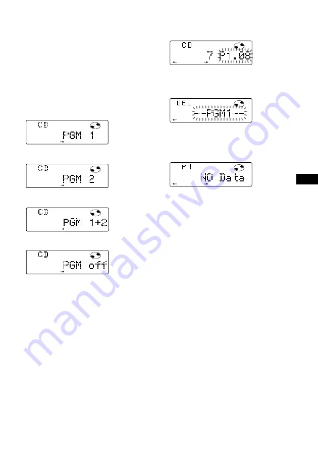 Sony CDX-C880 - Fm/am Compact Disc Player Operating Instructions Manual Download Page 11