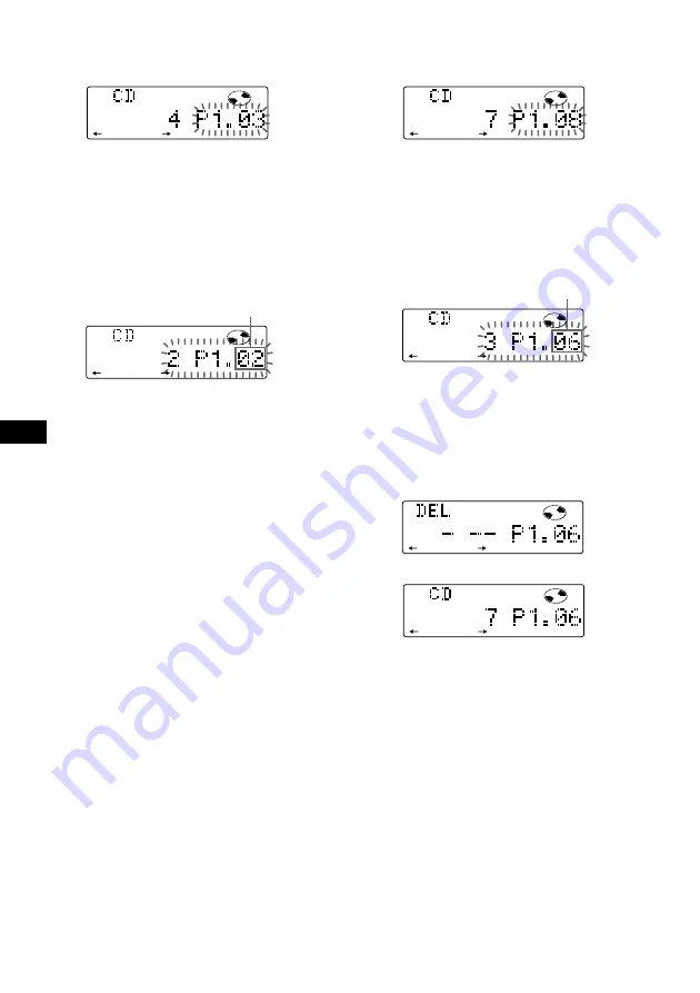 Sony CDX-C880 - Fm/am Compact Disc Player Operating Instructions Manual Download Page 50