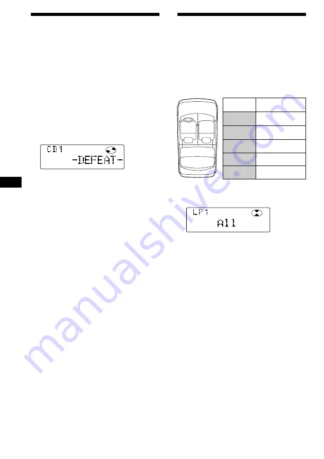 Sony CDX-C880R Operating Instructions Manual Download Page 36