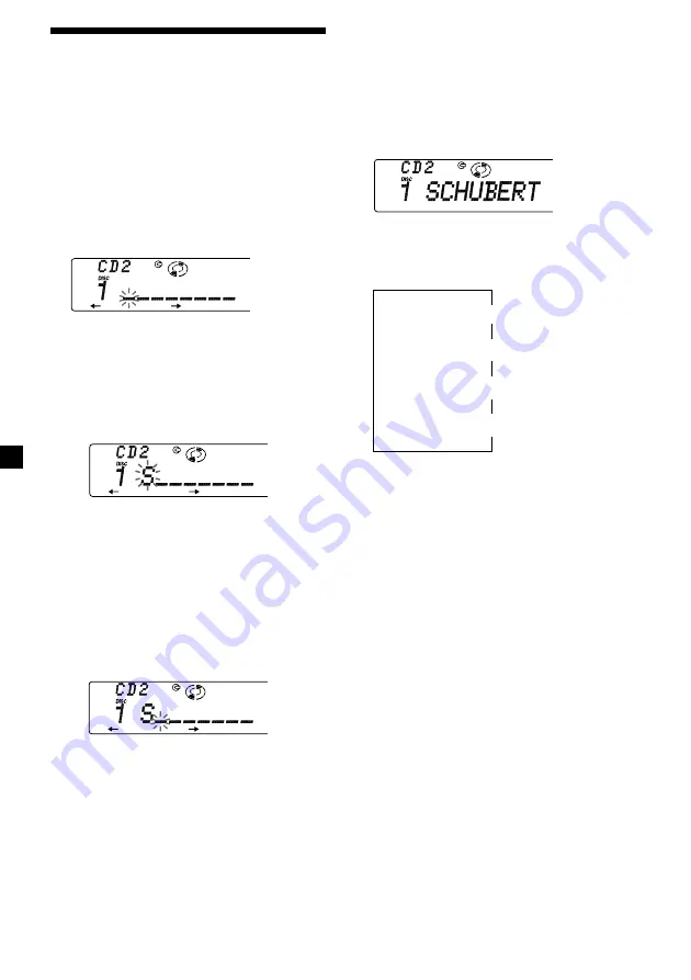 Sony CDX-C8850R Operating Instructions Manual Download Page 124