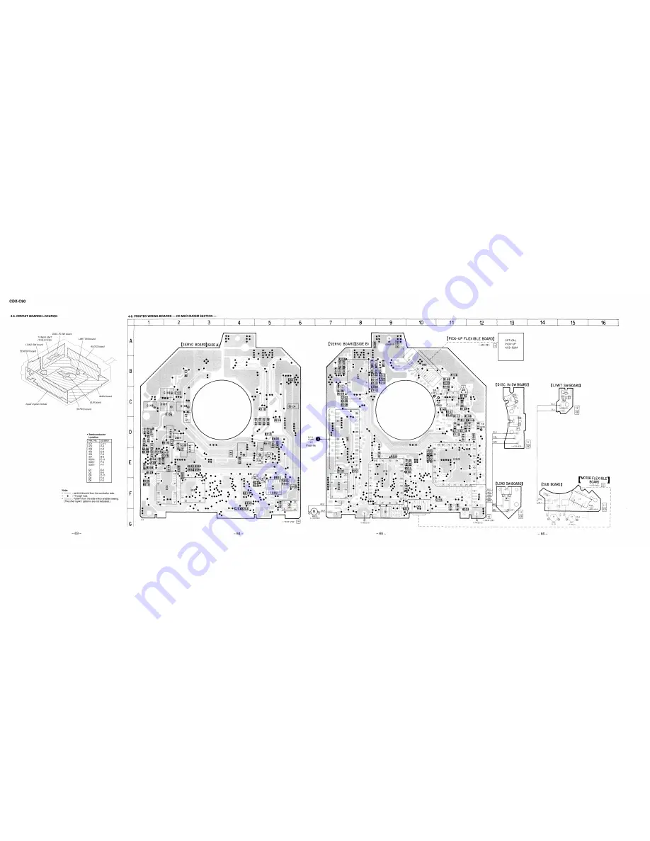 Sony CDX-C90 - Fm/am Compact Disc Player Service Manual Download Page 60