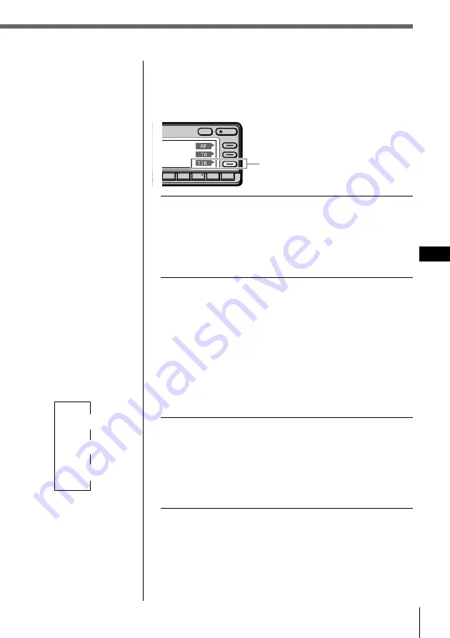 Sony CDX-C90R Operating Instructions Manual Download Page 45